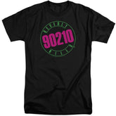 Beverly Hills 90210 Neon Men's 18/1 Tall Cotton Short-Sleeve T-Shirt